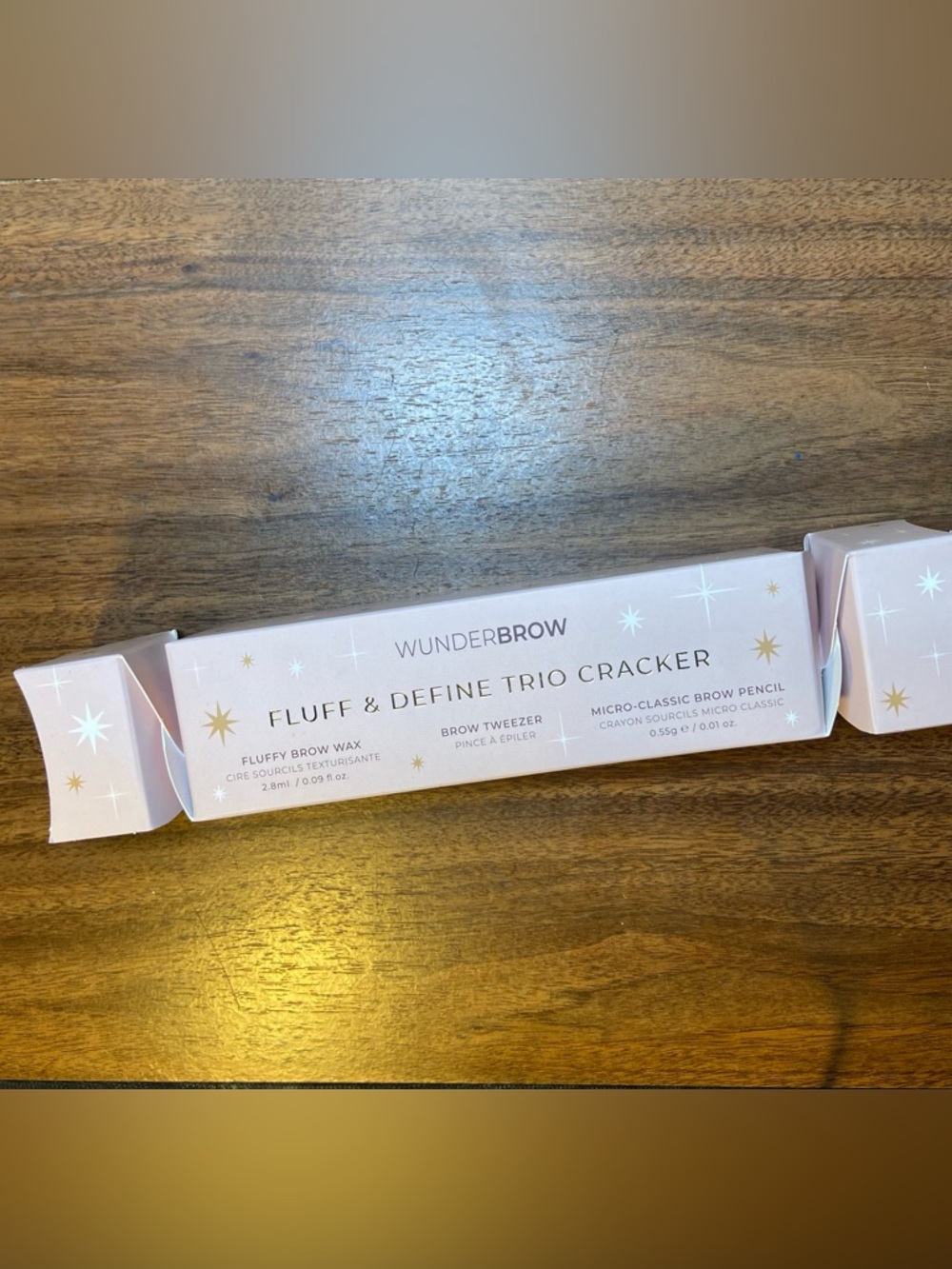 wunderbrow Fluff & Define Trio Cracker New In Box Blonde Gift Set - Picture 4 of 5